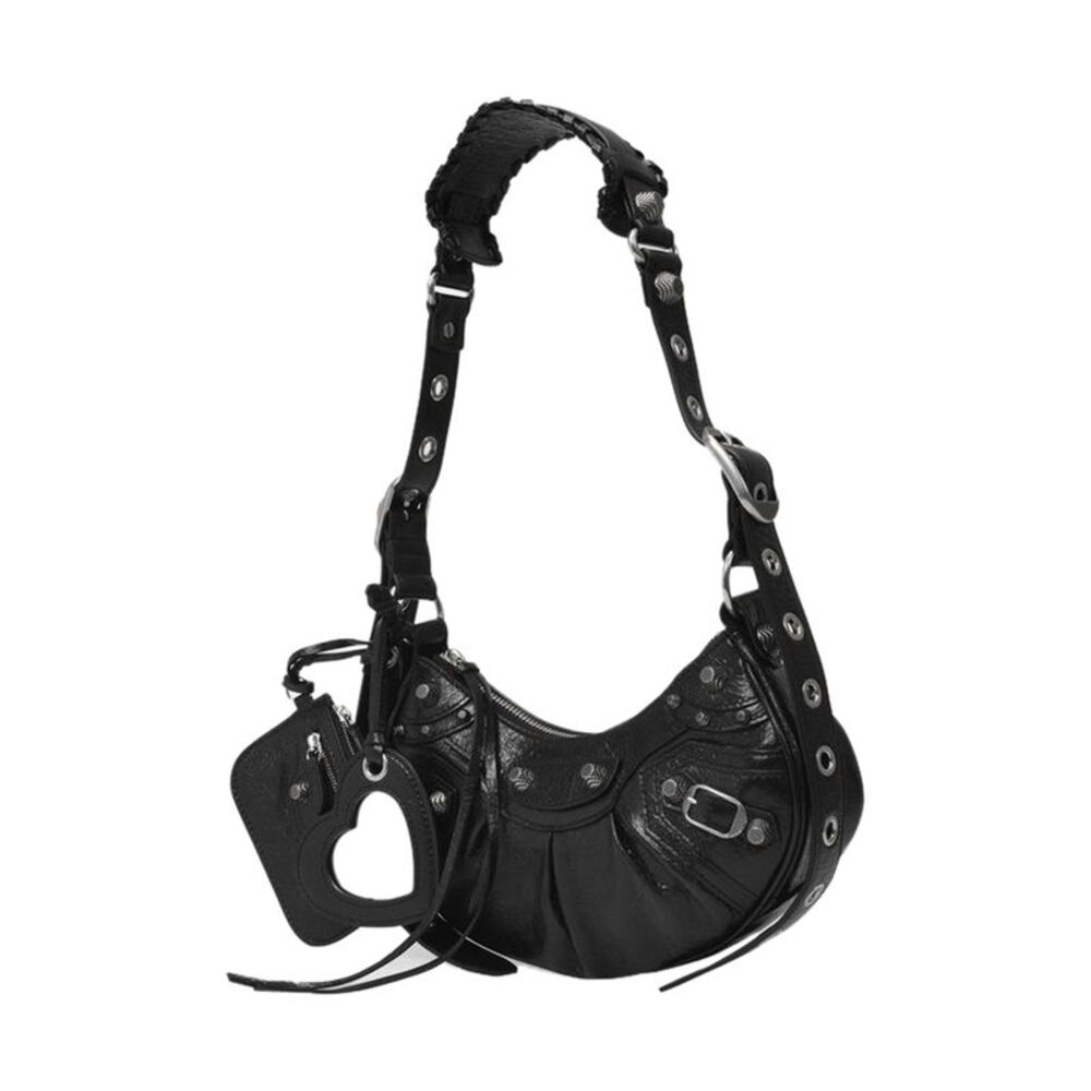 Cagole Shoulder Xs Bag - Balenciaga -  Black - Leather - Picture 4 of 8